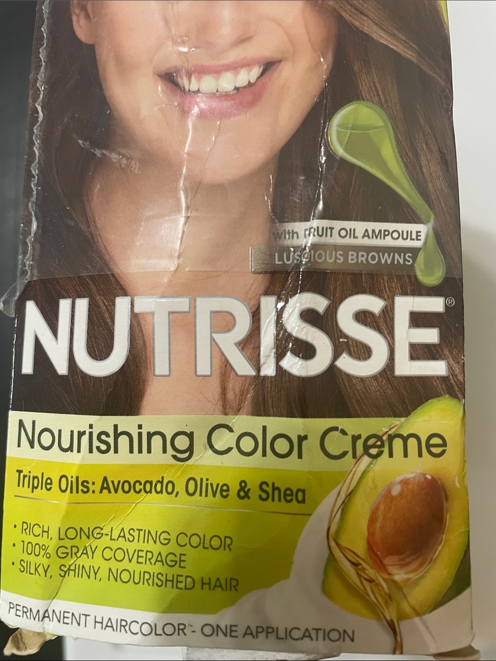 3 Pack Garnier Nutrisse Light Brown # 613 Permanent Hair Color Crème NEW